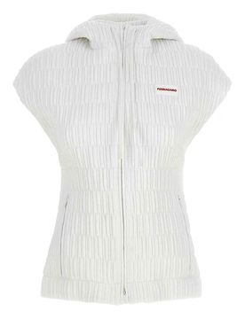 Ferragamo Gilet con cappuccio
