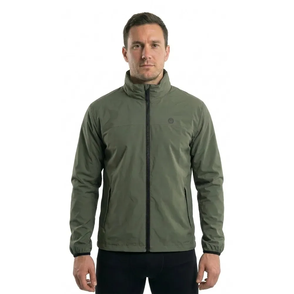 Giacca Go Rain Essential Army Green - AGU - FashionsVida