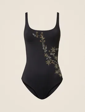 Maillot de bain une pièce avec cabochons - TWINSET - FashionsVida