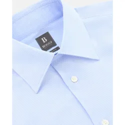 Camisa de sarga de algodón corte regular