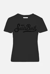 T-shirt elly con strass bambina nero
