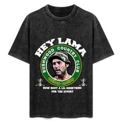Hey lama T-Shirt Minimalist Plain Crew Neck T-Shirt