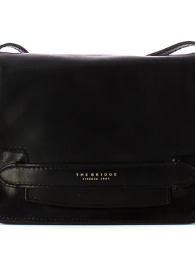 BORSA donna LUCREZIA SHOULDER BAG 30 04193001 30 NERO ABB. ORO - The bridge - FashionsVida