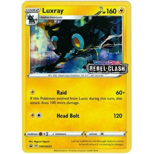 Pokemon Sword & Shield Promo SWSH023 Luxray - Pokémon - FashionsVida