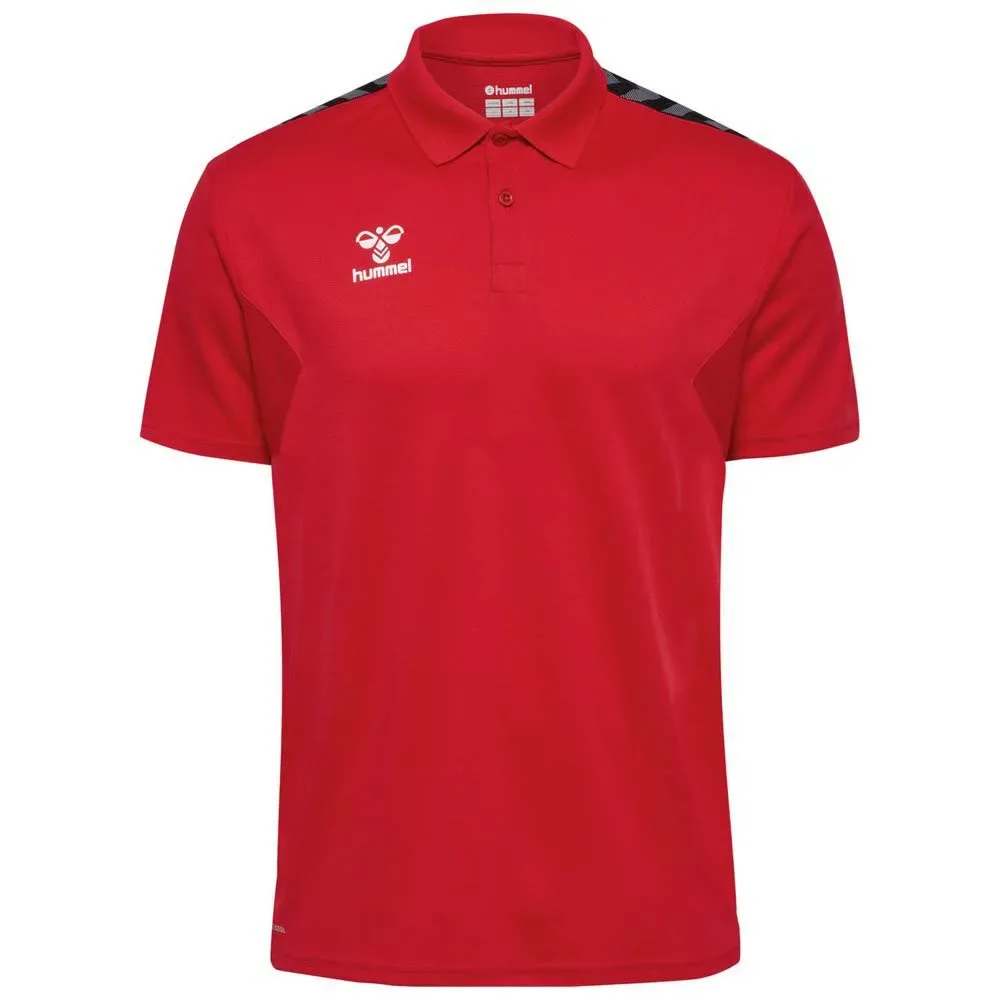 Polo à Manches Courtes Authentic Functional True Red S - Hummel - FashionsVida