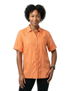 Camicia A Maniche Corte 213122 Bright Apricot 40