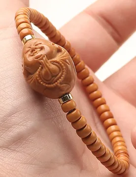 Handmade olive pit single-loop vintage-style 5mm size design "One Heart Towards Buddha" novice monk non-pit tip bracelet for men - Aliexpress - FashionsVida