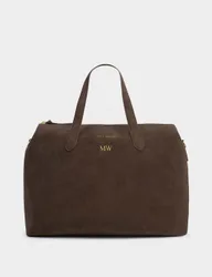 Personalised Weekend Bag Chocolate female