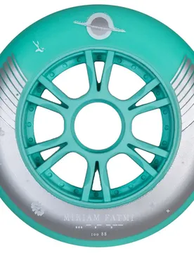 Roues De Skateboard Uc Movies Miriam Fatmi 4 Unités Teal 100 mm / 88A unisex