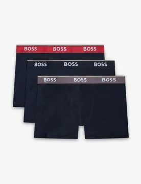 Pack Cotton Stretch Boxers Navy male - BOSS - FashionsVida
