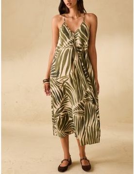 Para mujer. 2611221113200 Vestido Pbbanta (42), Casual, Lino, Sin mangas / Tirantes