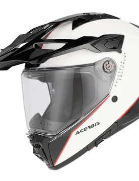 Casco Moto Adventure Attack Multi Bianco Nero taglia L - Acerbis - FashionsVida