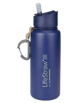 Bouteille D´eau Avec Filtre Acier Inoxydable 750ml Blue One Size