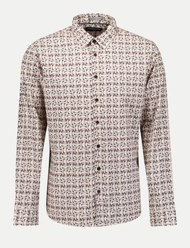 Hemd mit Allover-Print Mehrfarbig XL