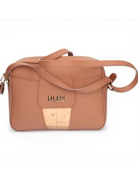 Alviero Martini Prima Classe Small Reporter Bag Donna Tabacco in Tessuto Geo Classic - ALVIERO MARTINI 1 CLASSE - FashionsVida
