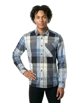 Chemise à Manches Longues Customized 22904 Dark Navy Checked L - MASCOT - FashionsVida