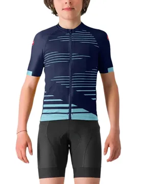 Maglia A Maniche Corte Aero Blue Belgian / Pool Blue