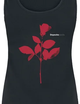 Top - Rose - M bis XXL - für Damen - Größe XXL - schwarz - Lizenziertes Merchandise! - Frauen - female - Depeche Mode - FashionsVida
