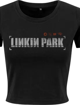 T-Shirt - Hybrid Logo - S bis XXL - für Damen - Größe M - schwarz - Lizenziertes Merchandise! - Frauen - female - Linkin Park - FashionsVida