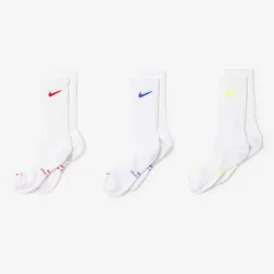 Chaussettes X3 Crew Everyday - Enfant blanc/multicolore 34/38