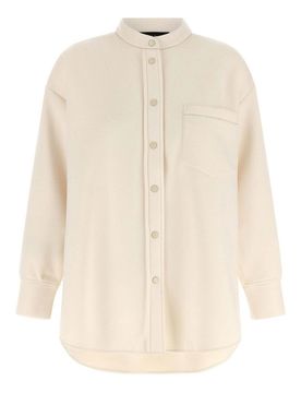 Camicia in cashmere scuba