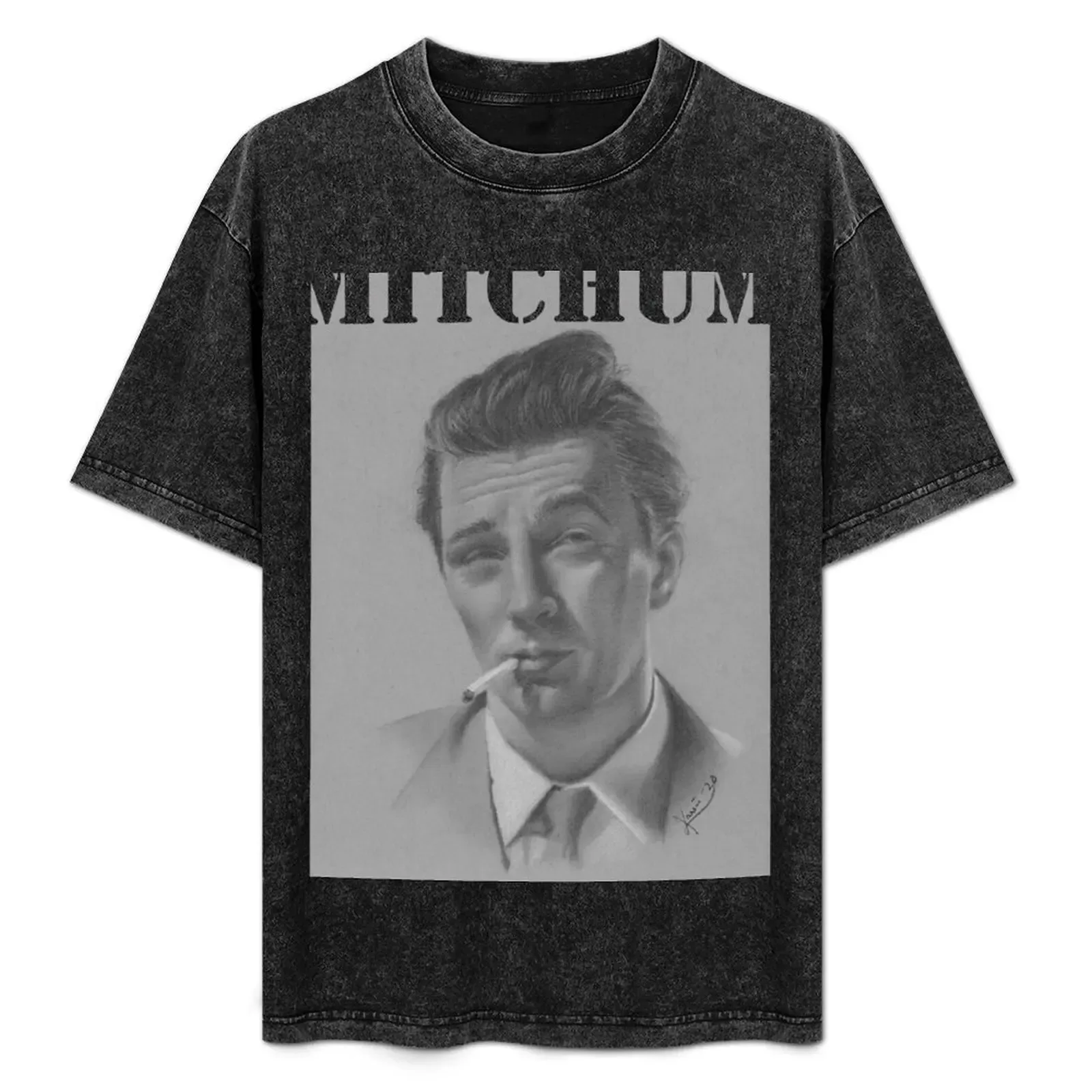 Robert Mitchum T-Shirt Large Size Breathable Tee - Aliexpress - FashionsVida