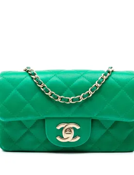 Extra Mini Rectangular Classic Satin Single Flap - Chanel - FashionsVida