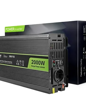 Convertisseur De Puissance Inv10 2000w Black One Size unisex - Green Cell - FashionsVida
