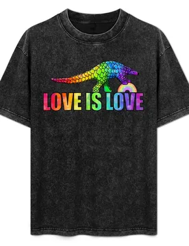 Love is love says the pangolin T-Shirt Large Size Basic Casual T-Shirt - Aliexpress - FashionsVida