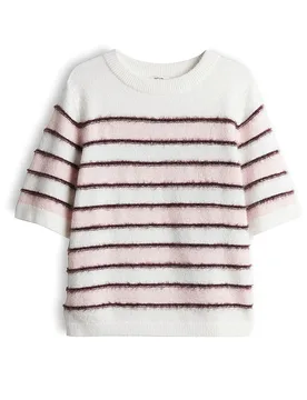 Pullover PIMOTA STRIPE rosa 36 - Opus - FashionsVida