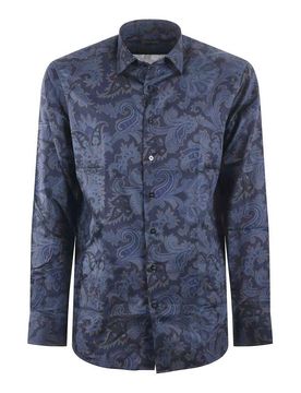 Etro Camicia in cotone jacquard