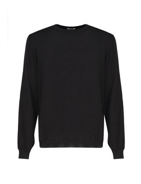 Maglione Girocollo In Cashmere E Seta