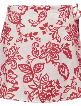 Short Kiera Hibiscus / Aop Paisley Flower S
