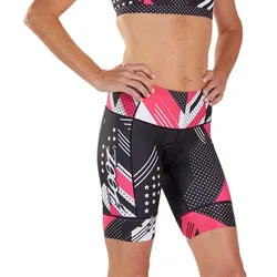 Pantaloncini Da Triathlon Ltd 8 Inch Black / Red / White