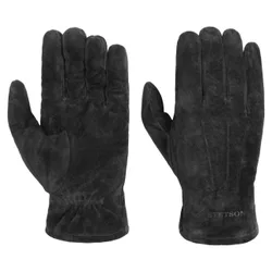 Basic Pigskin Leather Gloves by - black - Size: 9 1/2 HS