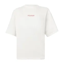 Yelene Heavy Oversized Tee Washed Warm White S Damen