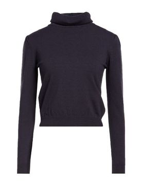 Rollkragenpullover Damen Marineblau M,S Damen