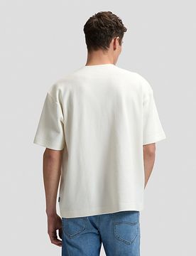 Relaxed Henley Tee Natural Größe L male