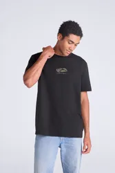 Chase Mens Graphic Relaxed T-Shirt - Black
