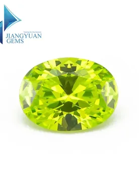 Size 3x5mm~10x12mm 5A Zircon Oval Cut Apple Green Cubic Zirconia Stone Loose CZ Synthetic Gemstone for Jewelry Making - Aliexpress - FashionsVida