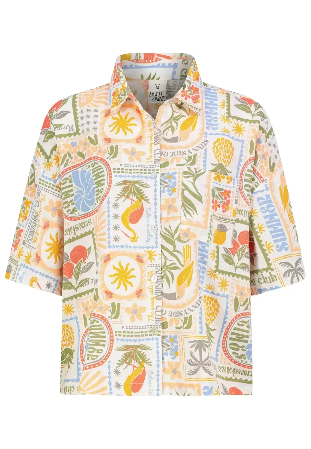 Damen, Bluse kurzarm female - M - FashionsVida