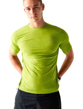 Power up camiseta montaña manga corta hombre Verde (M)