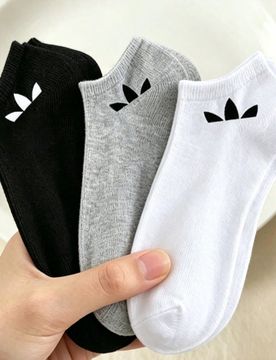 Pares de calcetines deportivos unisex, calcetines cortos acanalados transpirables que absorben la humedad, calcetines invisibles de unicolor