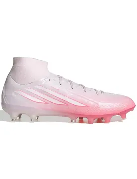 Chaussures De Football F50 Sparkfusion Pro Mid Cut Fg/ag Solar Turbo / Ftwr White / Distilled Pink EU 38
