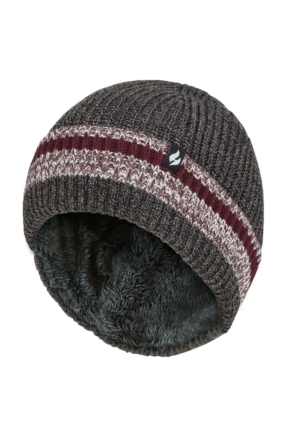 Mens Thermal Turnover Cuff Beanie - - Size: ONESIZE - Heat Holders - FashionsVida