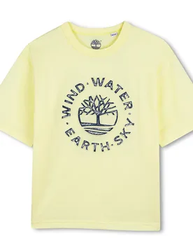 Maglietta A Maniche Corte T60801 Straw 8 Anni - Timberland - FashionsVida