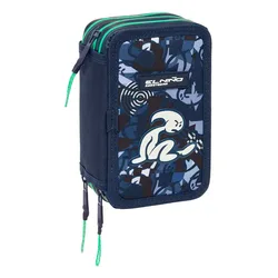 Astuccio El Niño Navy 12.5x19.5x5.5 Cm Triple Multicolor One Size