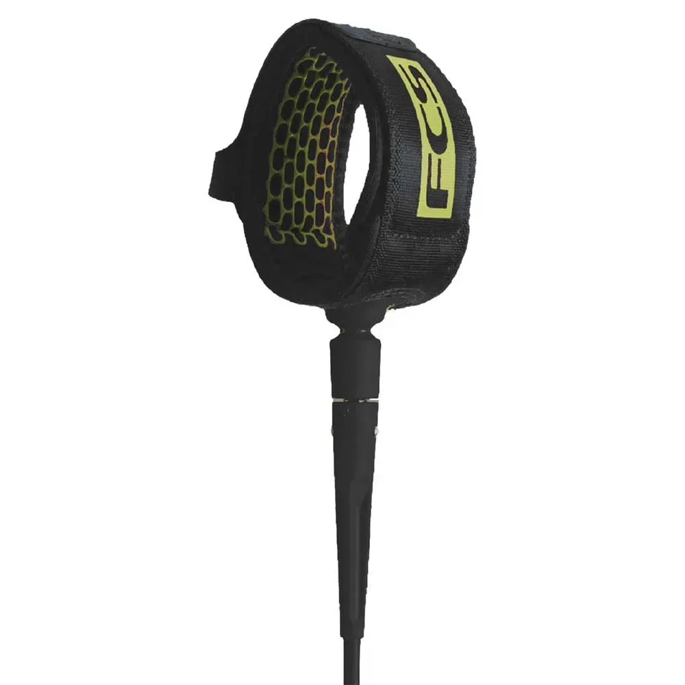Leash De Surf 6´ Comp Essential Coal Lime One Size unisex - FCS - FashionsVida