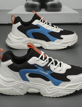 Zapatillas deportivas casuales gruesas para hombres, con aumento de altura, zapatillas de estudiante, zapatos deportivos versátiles y de moda, perfec