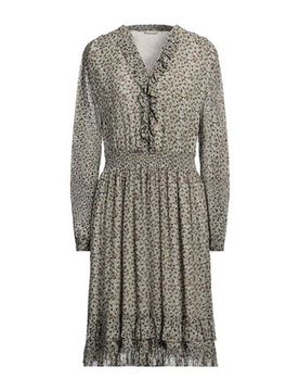 Vestido midi Mujer Verde militar L Mujer